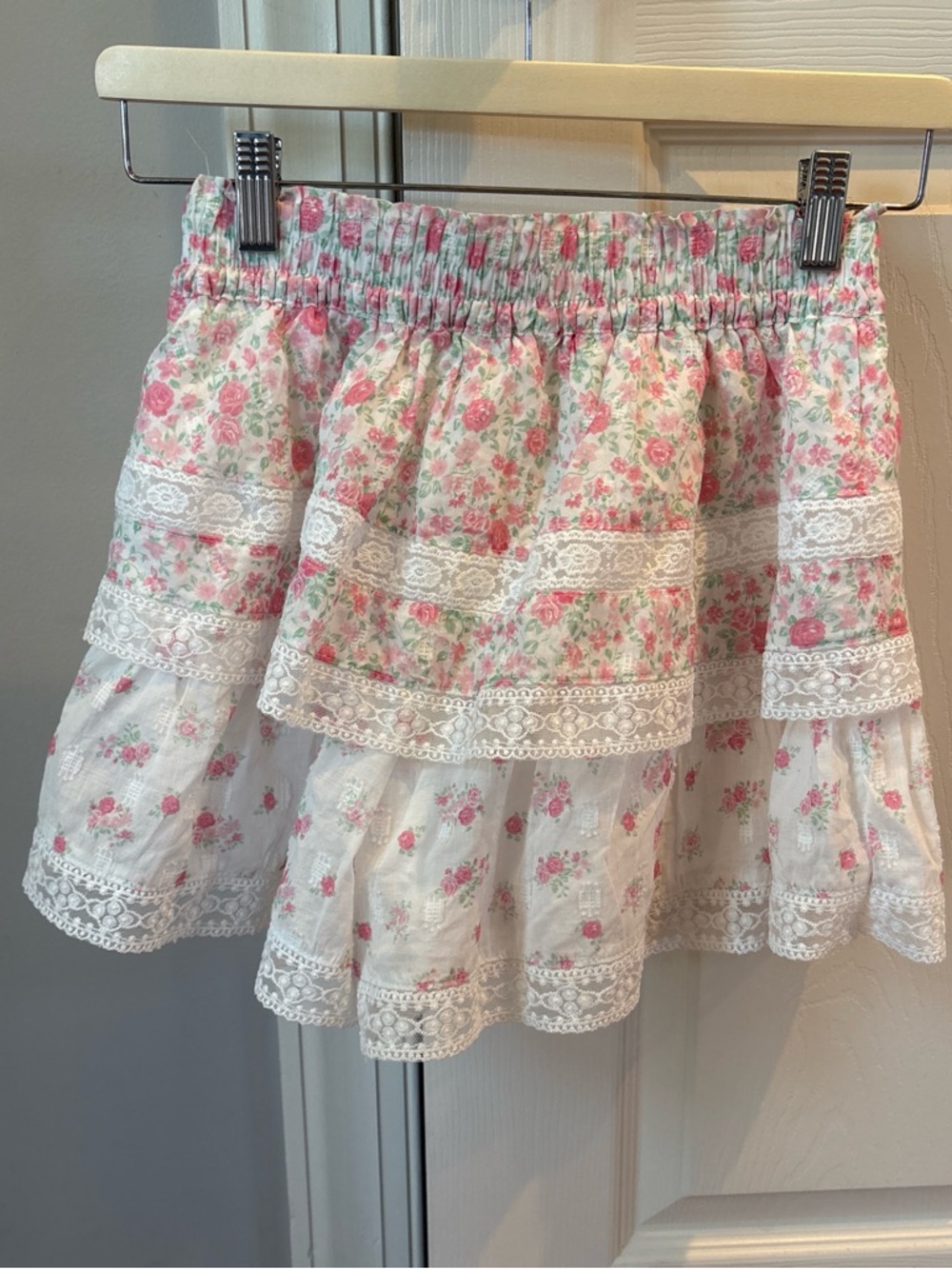 Altar’d State Floral Lace Mini Skirt Coquette Fairycore NWT Size XS Cottagecore